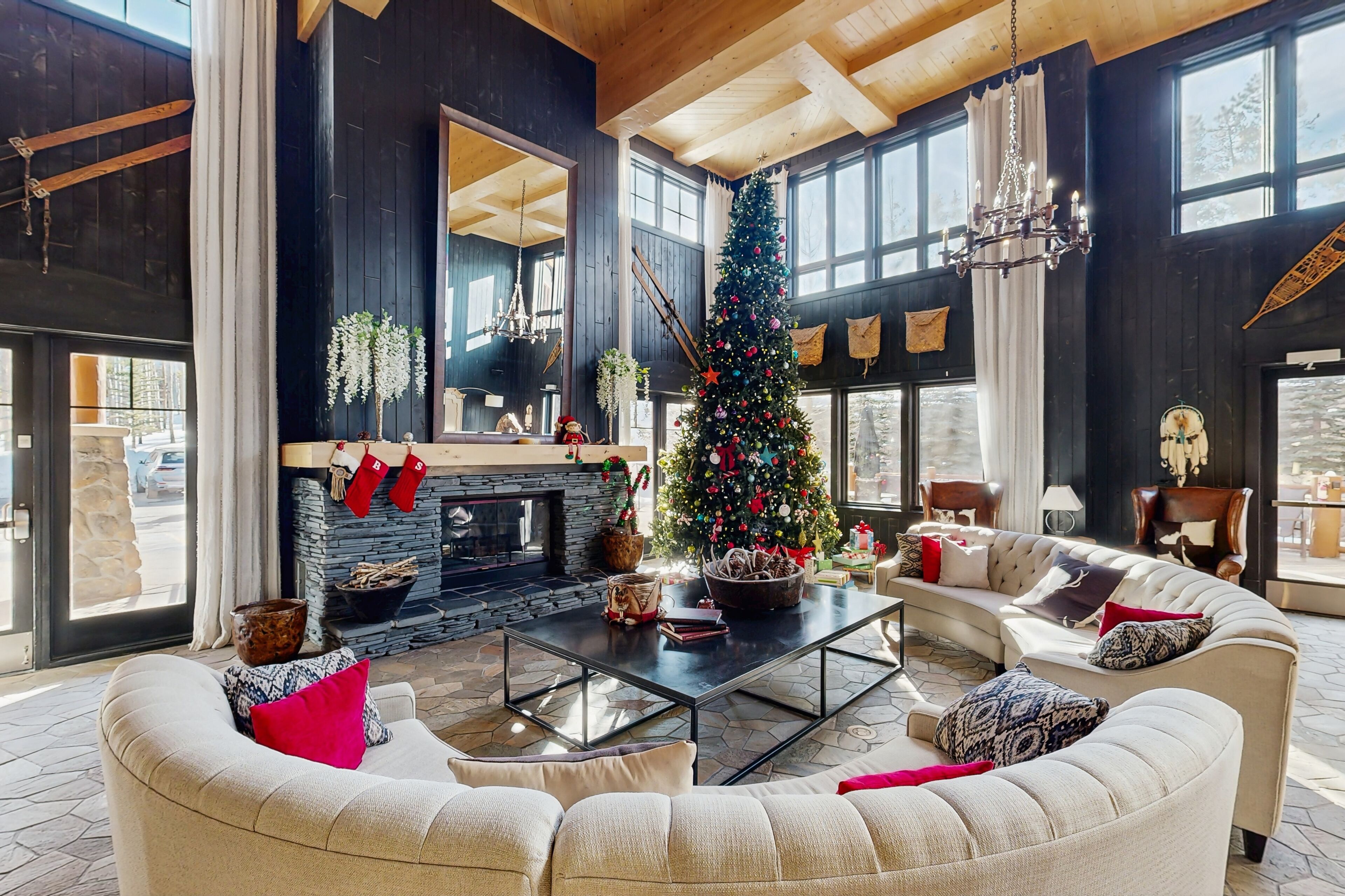 TV, fireplace, DVD player, ping pong