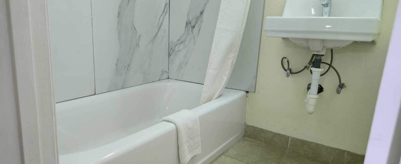 Free toiletries, hair dryer, towels