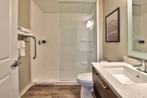 Free toiletries, hair dryer, towels