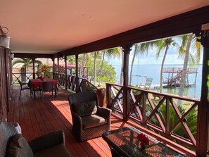 Balcony view - Coras Place Bacalar Lagoon Front (Bacalar)
