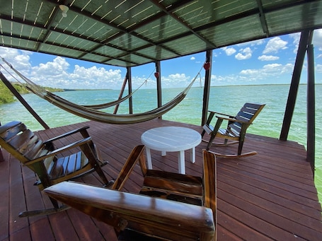 Lake. Coras Place Bacalar Lagoon Front