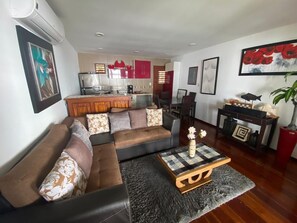 Living area - Coras Place Bacalar Lagoon Front (Bacalar)