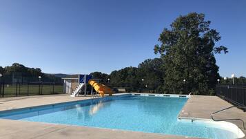 Indoor pool, outdoor pool