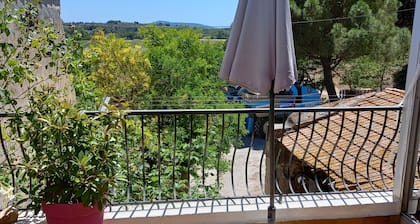 Maison de campagne individuelle,  au coeur des vignes, a 6km de la plage de meze