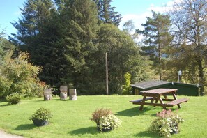 屋外ダイニングエリア