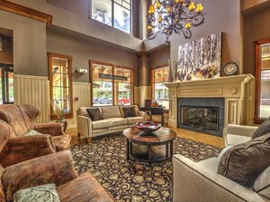 TV, fireplace, DVD player