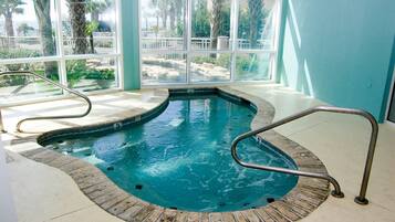 Indoor spa tub