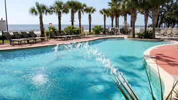 Indoor pool, outdoor pool