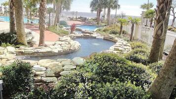 Indoor pool, outdoor pool