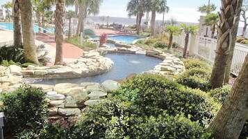 Indoor pool, outdoor pool