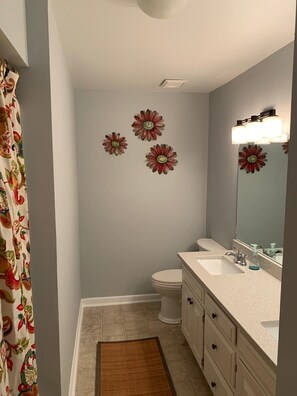 Towels, soap, toilet paper