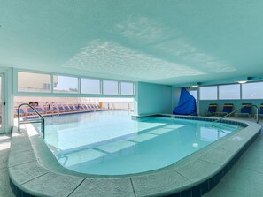 Piscine couverte, piscine chauffée