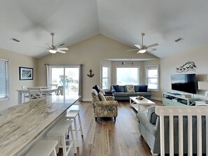 TV, DVD player - Beach, Please | Ocean View + Beach Access (Surf City)