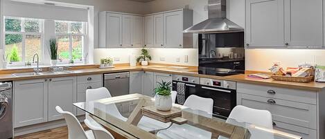 Oven, dishwasher, high chair, freezer