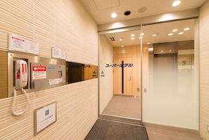 Interior entrance