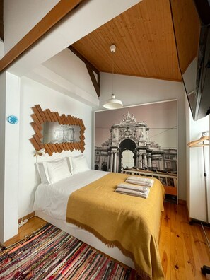 1 habitación, tabla de planchar con plancha, wifi gratis y ropa de cama 