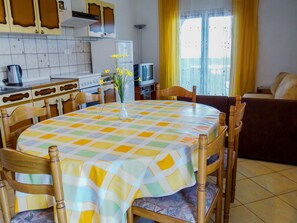 Apartment, 2 Bedrooms, Smoking, Patio | Dining room - Beautiful Coastline View Apartment a4 (Pag)