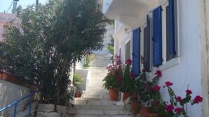 Apartment, 1 Bedroom, Smoking, Balcony | Exterior - Alkistis Cozy By The Beach Apt In Ikaria Island, Therma 1st Floor (Ikaria)