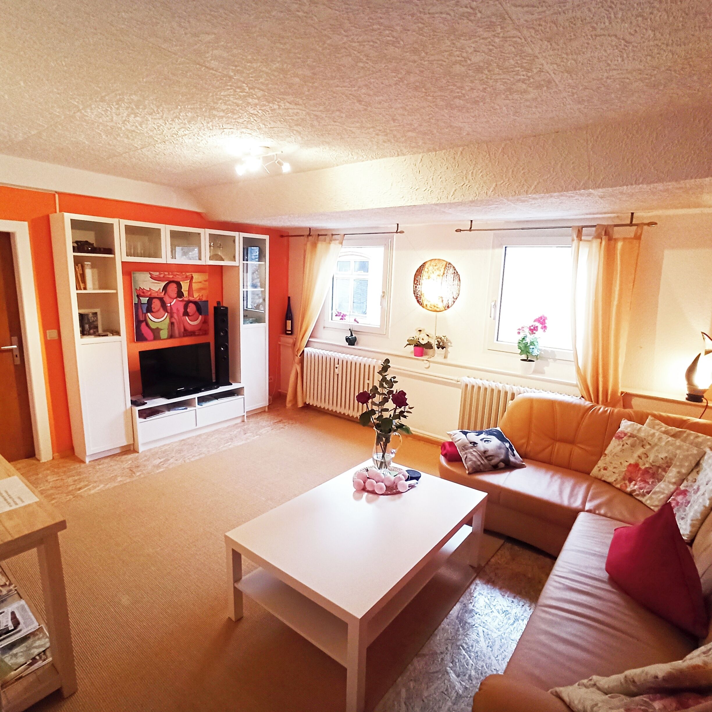 Apartment, 2 Bedrooms, Terrace | Living area