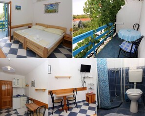 Studio, useita makuuhuoneita, tupakointi sallittu, parveke | Sisätilat