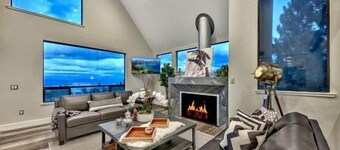 LUXE15: Blue Diamond VIP mega lodge Lake Tahoe hot tub pool game room