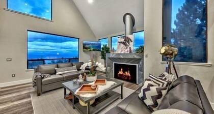 LUXE15: Blue Diamond VIP mega lodge Lake Tahoe hot tub pool game room