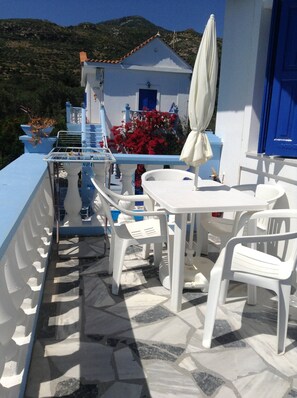 Apartment, 1 Bedroom, Balcony, Garden View | Balcony - Meltemia Studio Samos No6 Pefkos (Samos)
