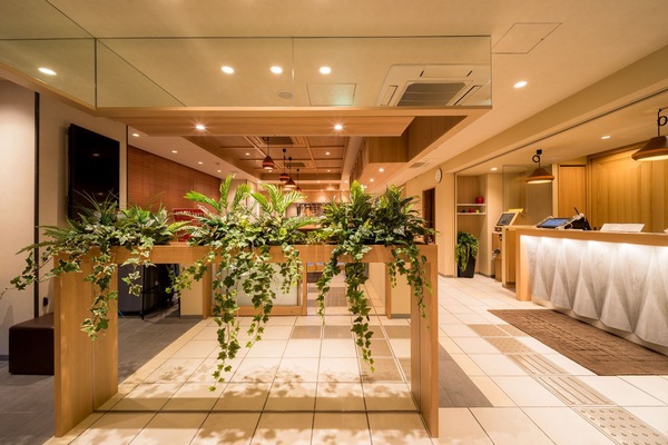 Interior entrance