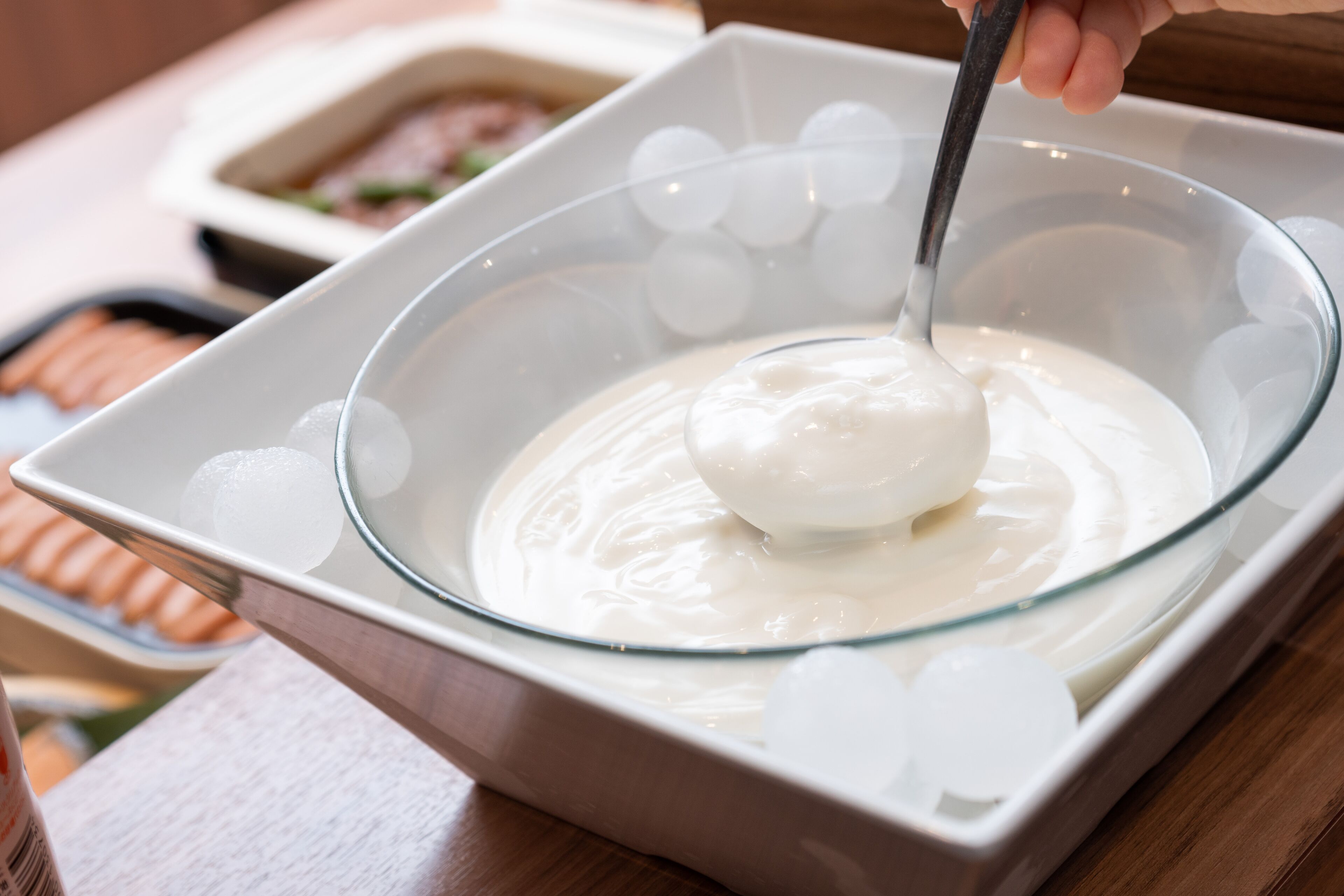 뷔페 아침 식사