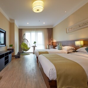 エリート ルーム | 遮光カーテン、WiFi (無料)、ベッドシーツ