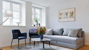 Apartment, 1 Bedroom, Balcony | Living room - Beautiful 1 -bedroom Apartment in the Building From 1734 in Heart of Copenhagen (Copenhagen)