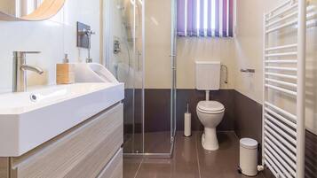 Luxury Villa, Private Pool | Bathroom | Hair dryer, towels, soap, toilet paper