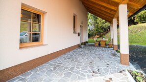 House (Four Bedroom House) | Terrace/patio - Holiday Home With Hot tub and Sauna Sabina (Logatec)