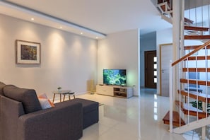 Apartment, 2 Bedrooms, Balcony | Living room | Flat-screen TV - Apartment Perusko - 2 Bedroom Kitchen (Pula)