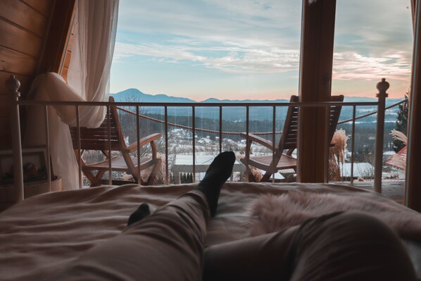 Romantic Cabin (Double room) | Balcony