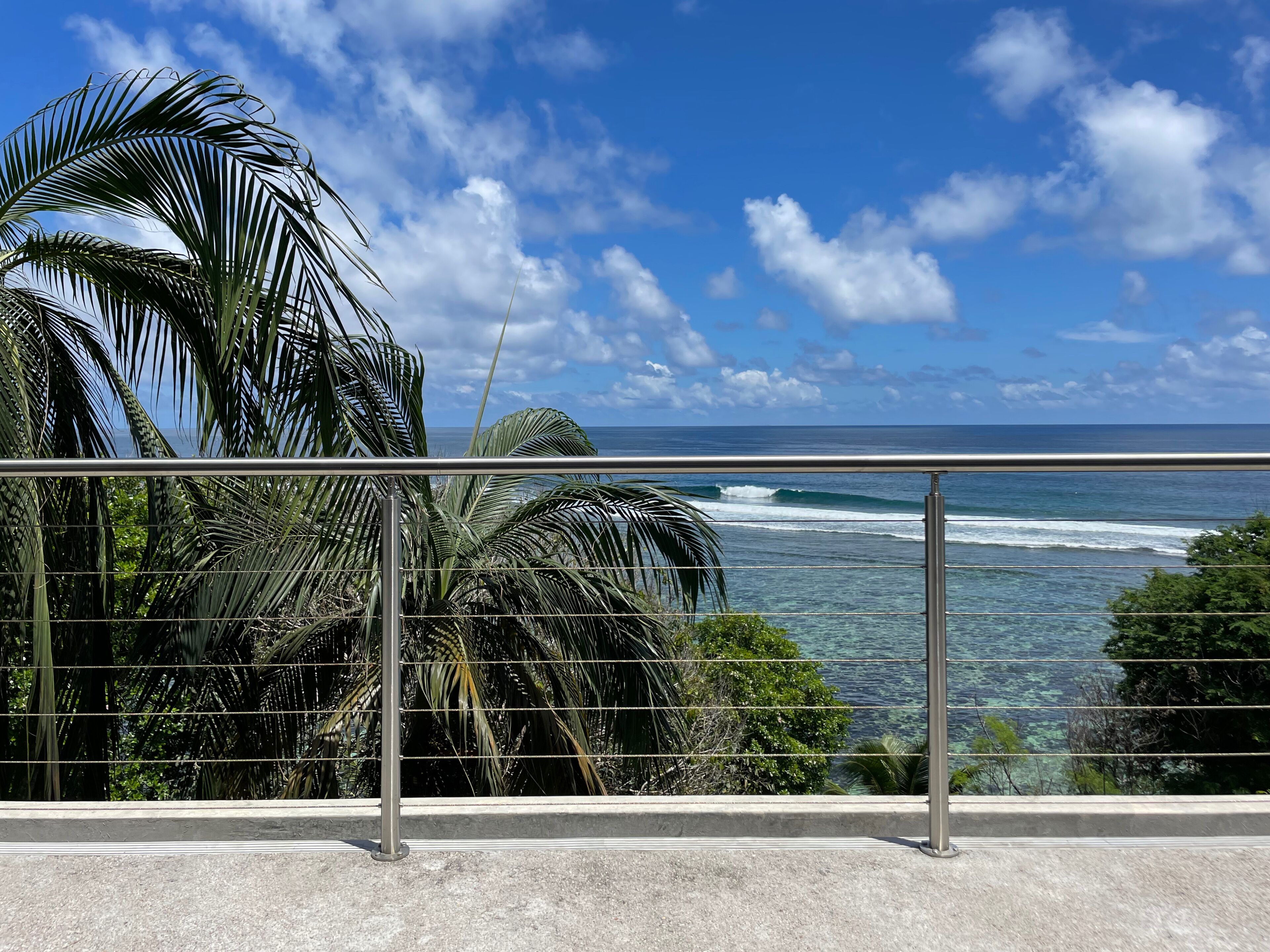 Beach nearby, sun loungers