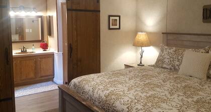 AN OWL and the MOON. Get-Away in Mohican State Park. Location perfect!