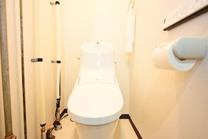 Hair dryer, towels