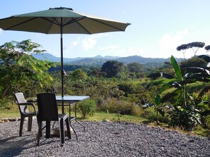 Terrace/patio - Hostal Casa Las Lajas - Hostel (Lajas Adentro)