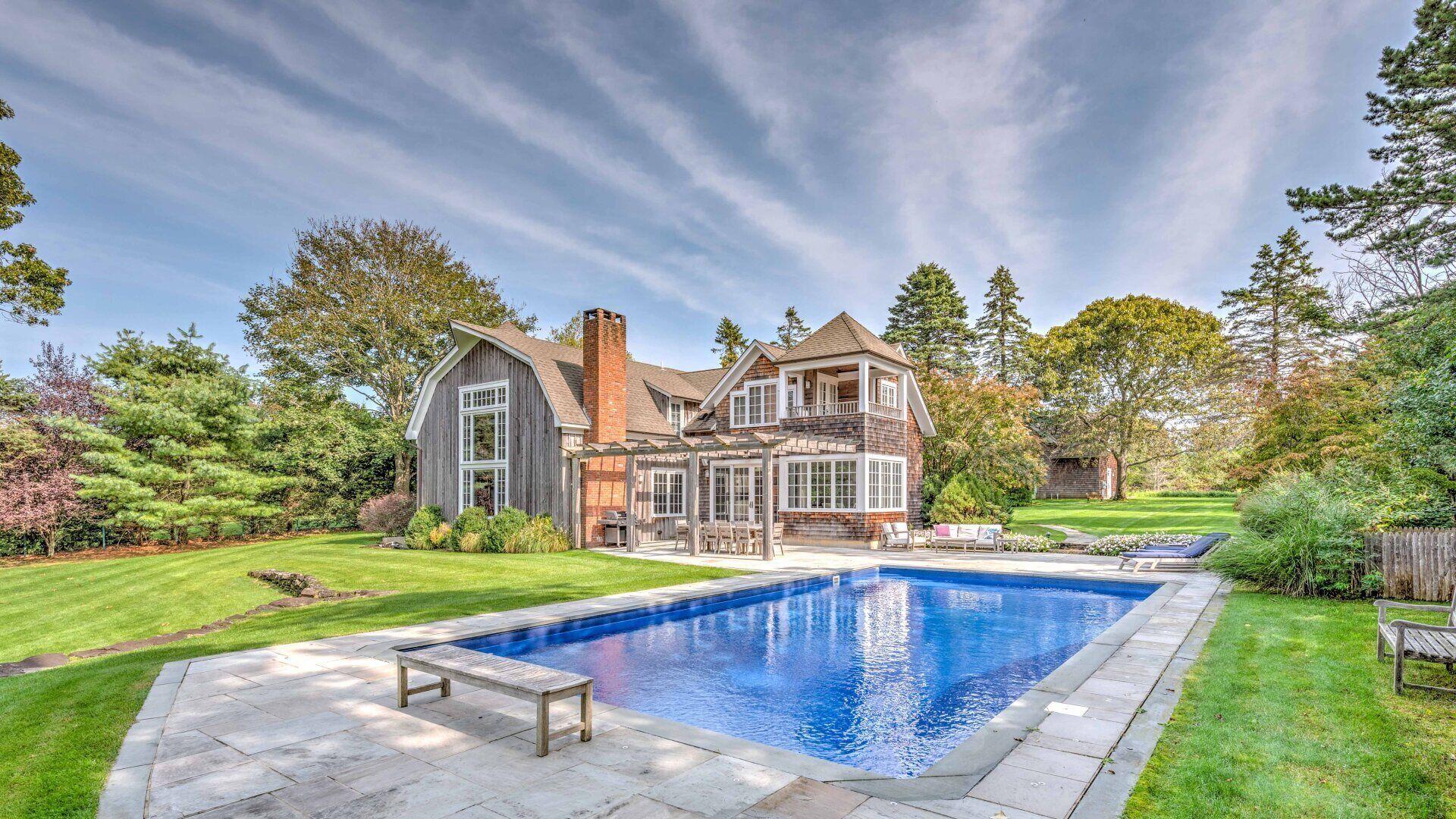 Complex located in Sagaponack, walking distance to Wolffer Estate with...
