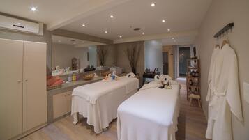 Behandlungsräume für Paare, Dampfbad, Körperbehandlungen