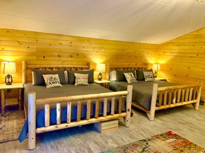 Cabane | Draps fournis