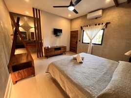 Down duvets, individually decorated, individually furnished, bed sheets