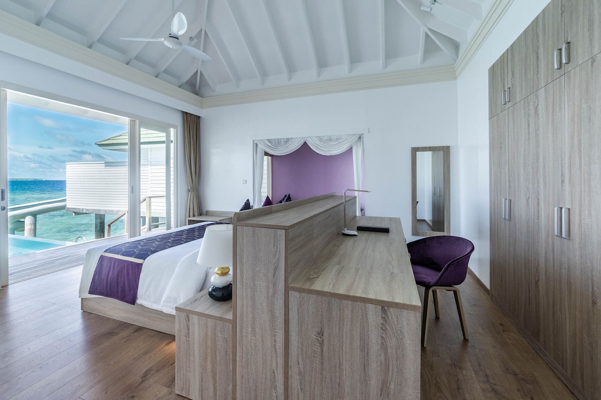 Ocean Villa with Pool + Slide | 2 bedrooms, Egyptian cotton sheets, premium bedding, down comforters