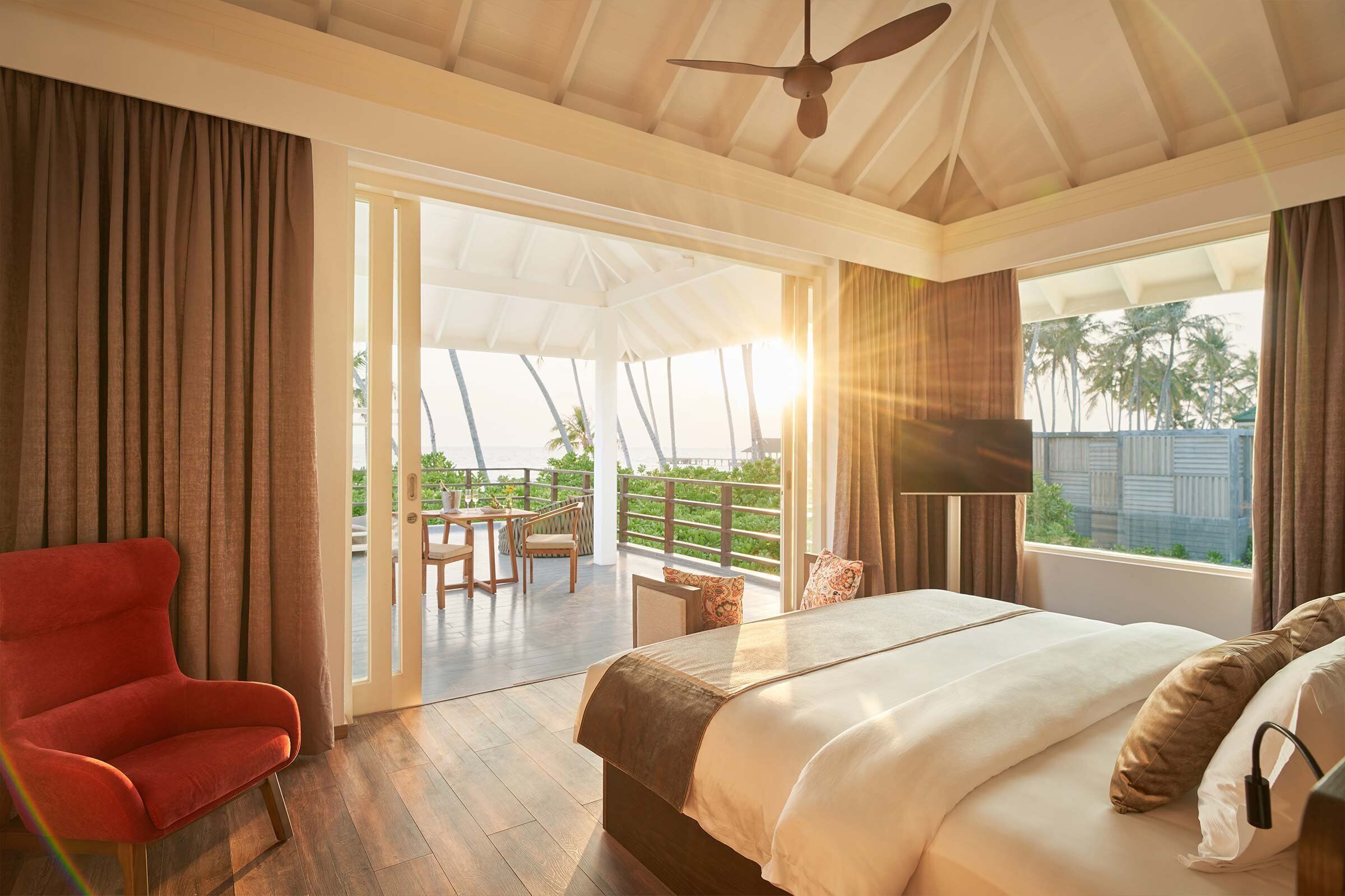 Two Bedroom Beach Residence with Pool | Egyptian cotton sheets, premium bedding, down comforters
