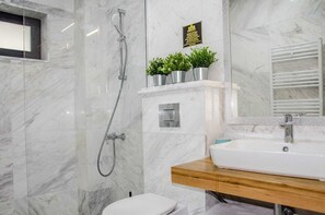 Regadera, amenidades de baño gratuitas, secadora de cabello, toallas 