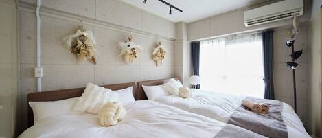 2 bedrooms, desk, iron/ironing board, free WiFi