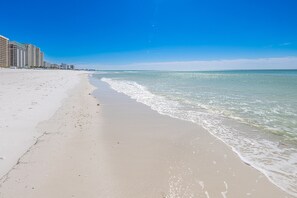 On the beach