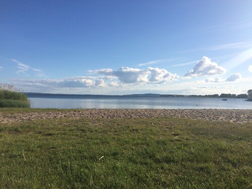 1st location on the beach of Lake Kummerow, a pleasure not only in summer