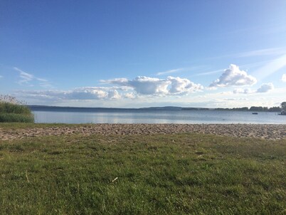 1st location on the beach of Lake Kummerow, a pleasure not only in summer